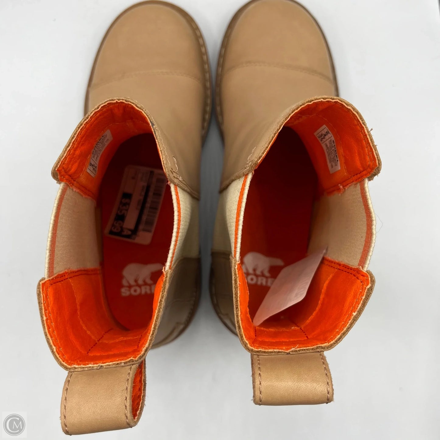 Boots Ankle Heels By Sorel In Brown, Size: 6