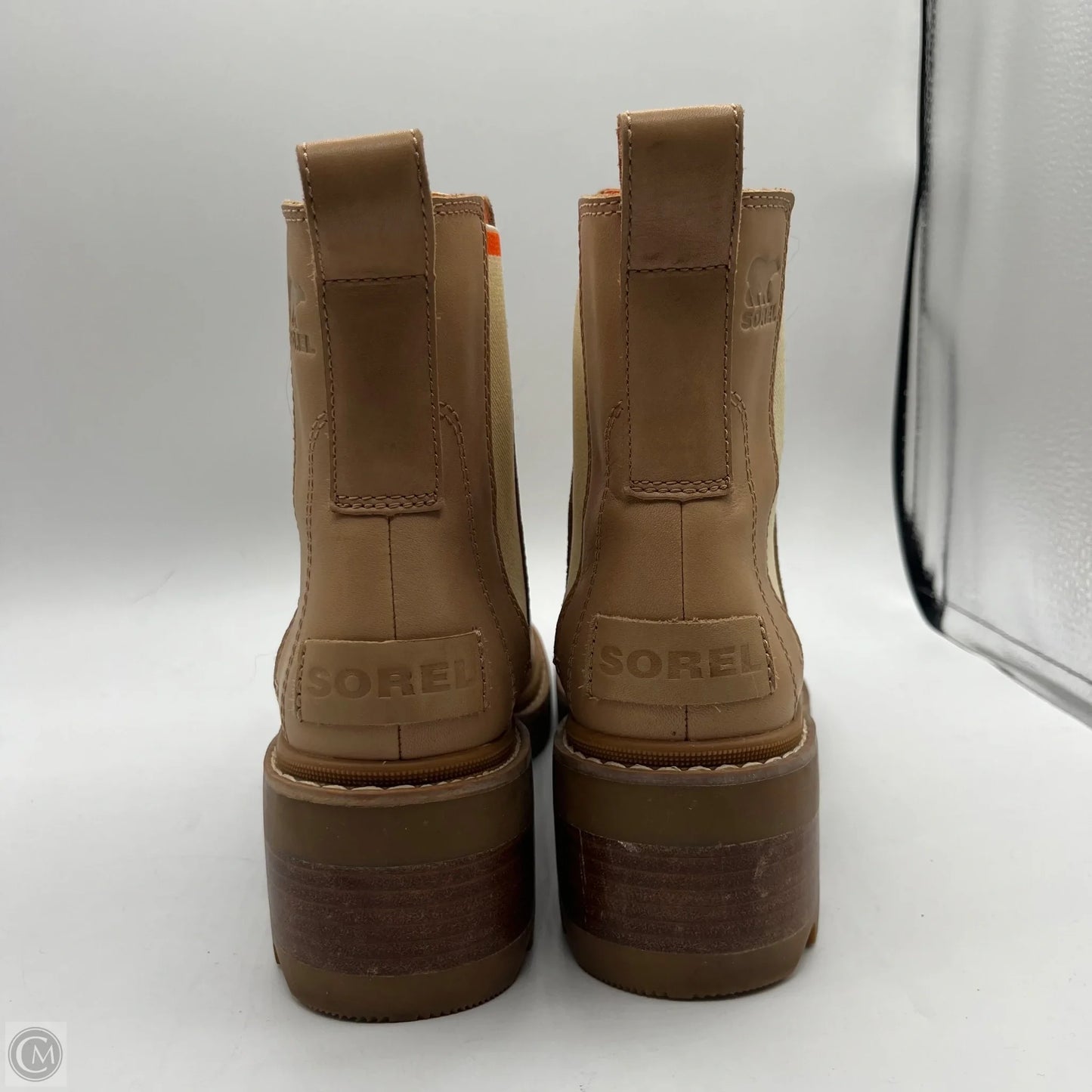 Boots Ankle Heels By Sorel In Brown, Size: 6