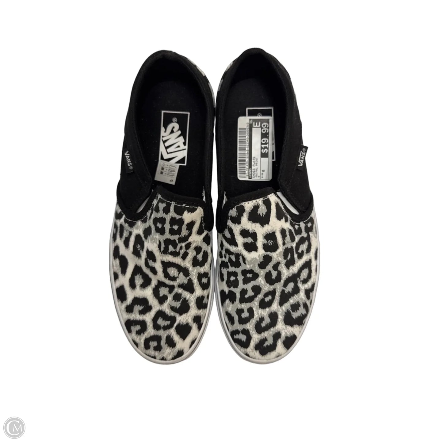 Shoes Flats By Vans In Animal Print, Size: 8