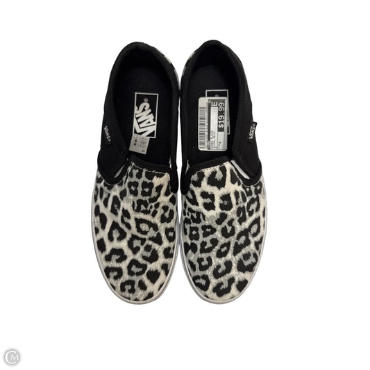Shoes Flats By Vans In Animal Print, Size: 8