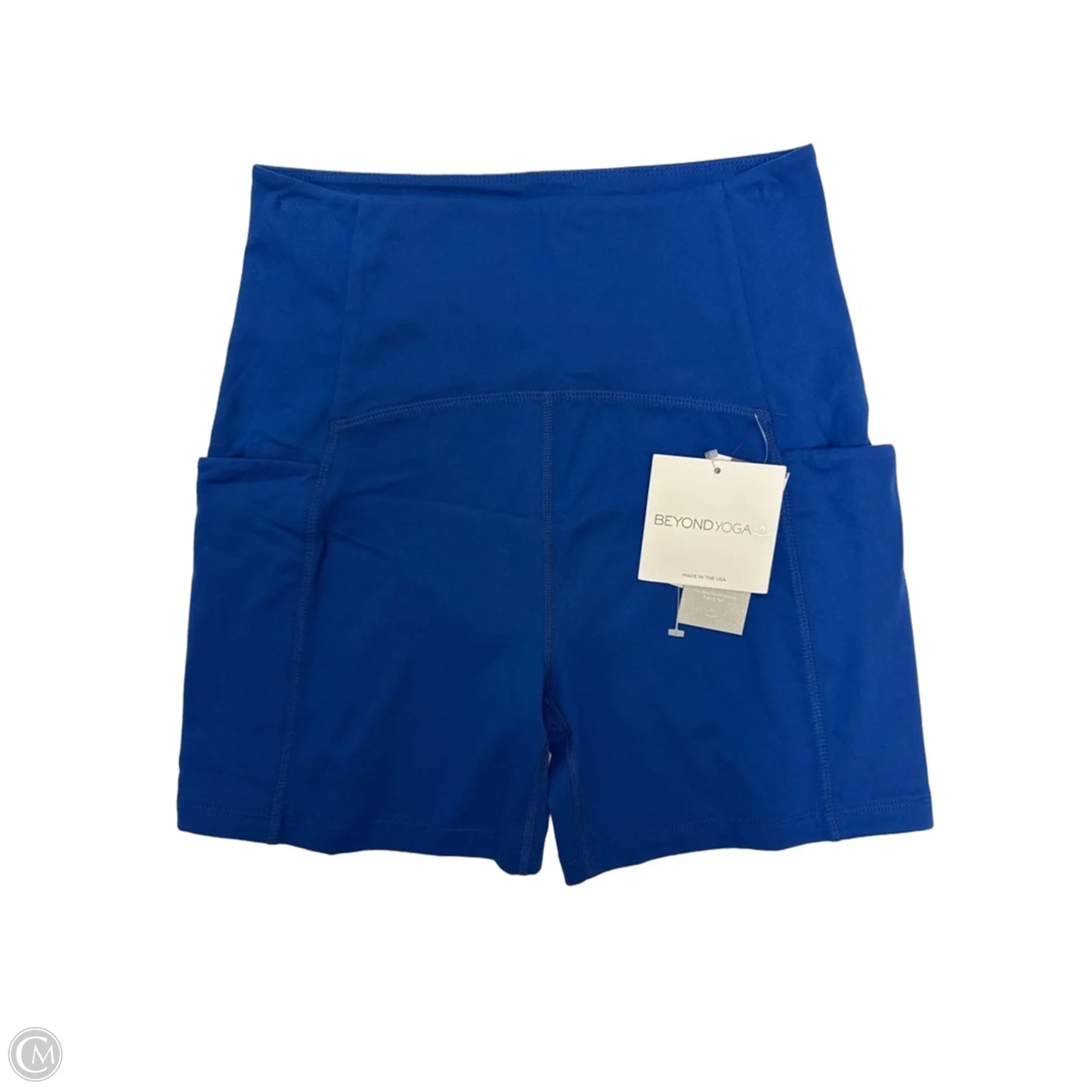 Athletic Shorts By Beyond Yoga In Blue, Size: M