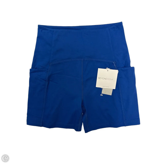 Athletic Shorts By Beyond Yoga In Blue, Size: M
