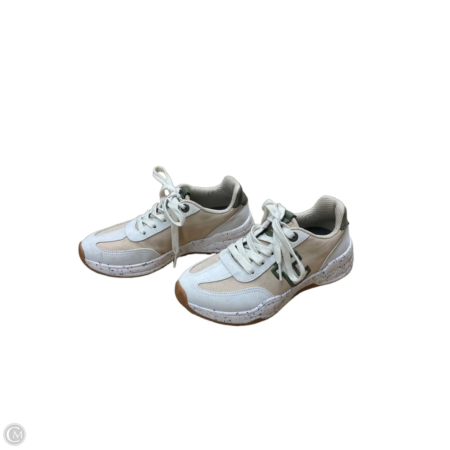 Shoes Sneakers By Taos In Green & Tan, Size: 7.5