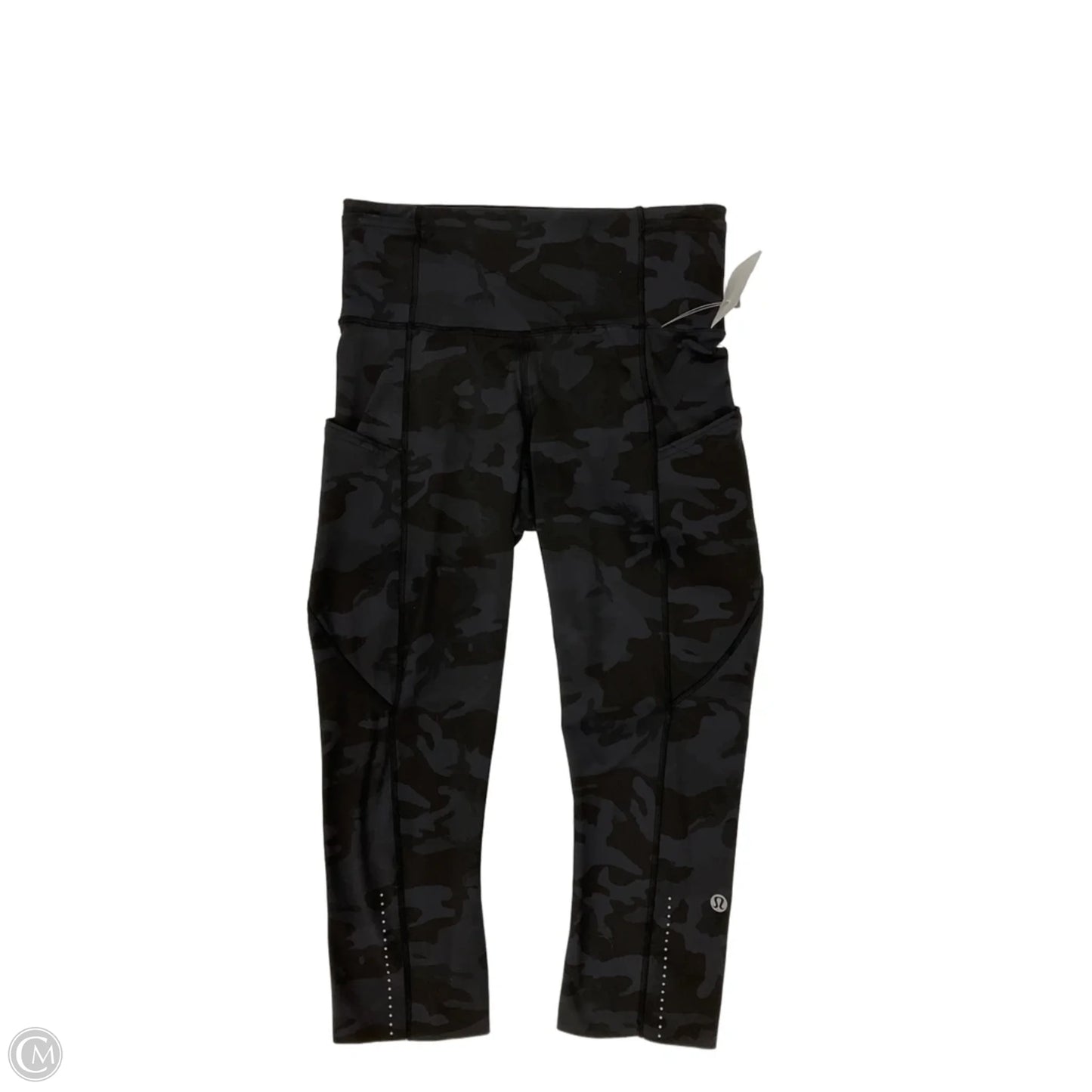 Athletic Leggings By Lululemon In Camouflage Print, Size: 4