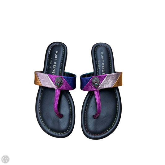 Sandals Designer By Kurt Geiger In Multi-colored, Size: 5