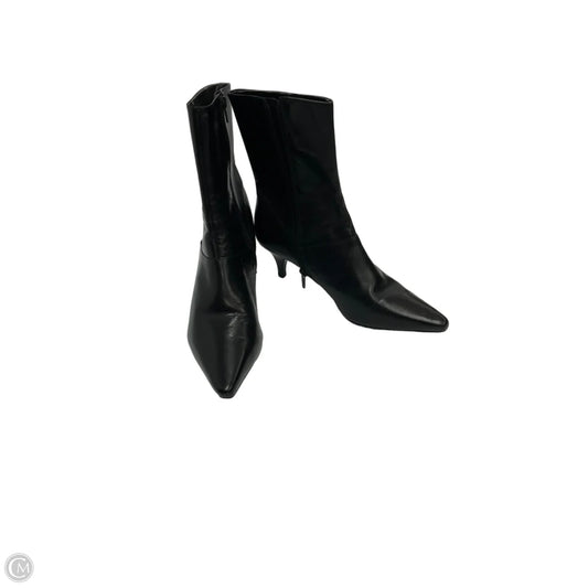 Boots Mid-calf Heels By Antonio Melani In Black, Size: 9.5