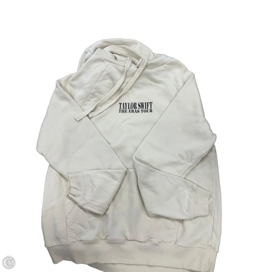 Sweatshirt Hoodie By Clothes Mentor In Cream, Size: S