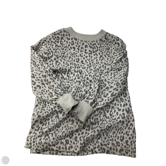 Sweatshirt Crewneck By Gap In Animal Print, Size: S
