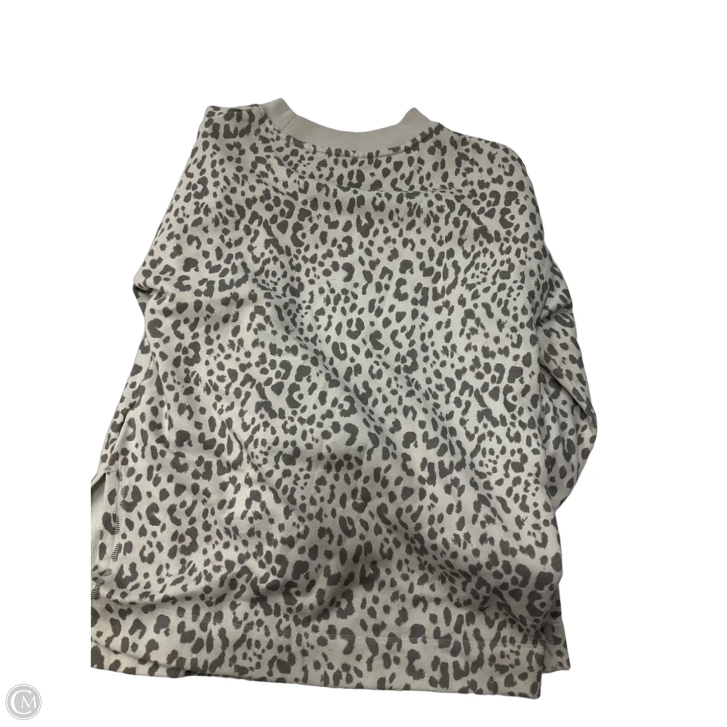 Sweatshirt Crewneck By Gap In Animal Print, Size: S