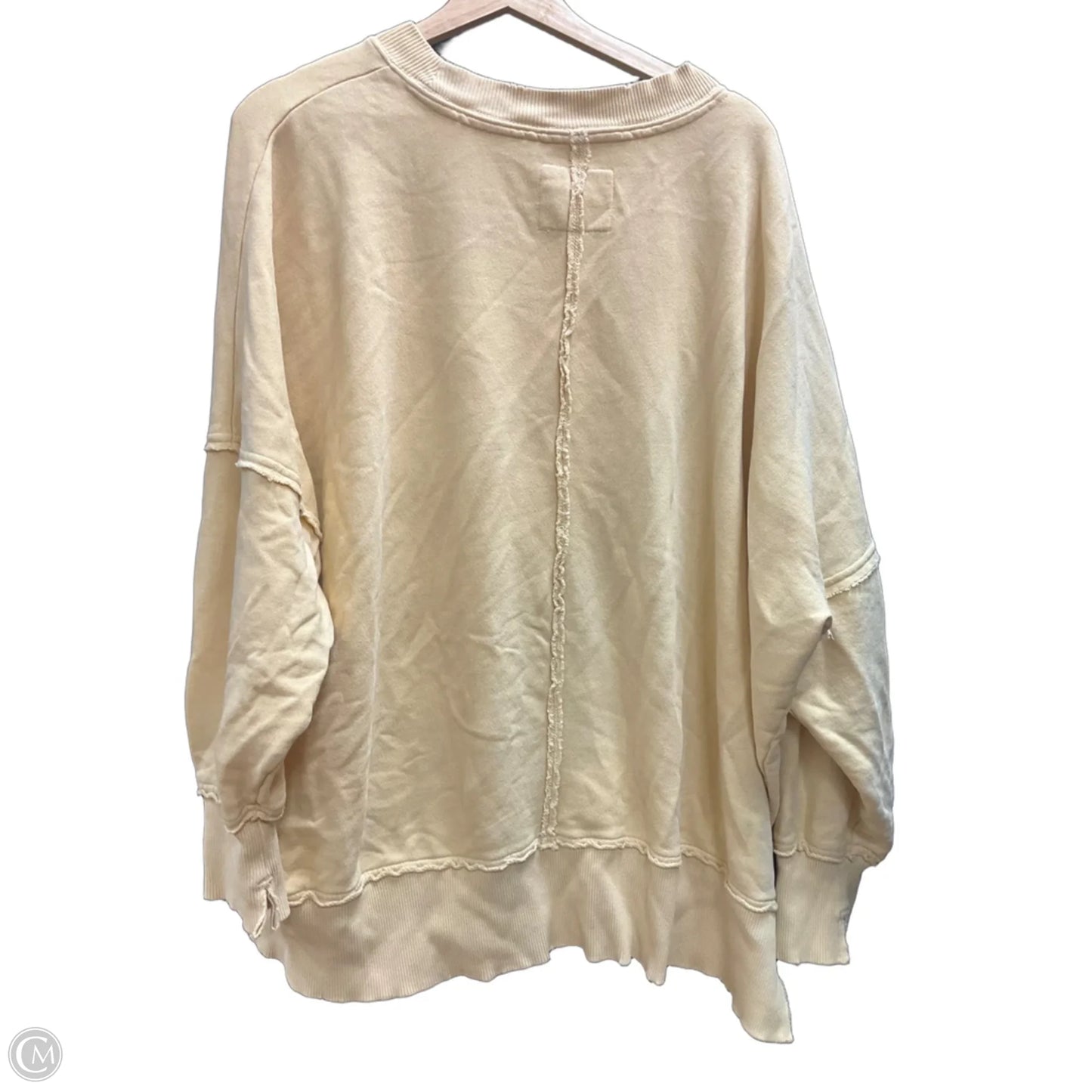 Sweatshirt Crewneck By Aerie In Yellow, Size: L