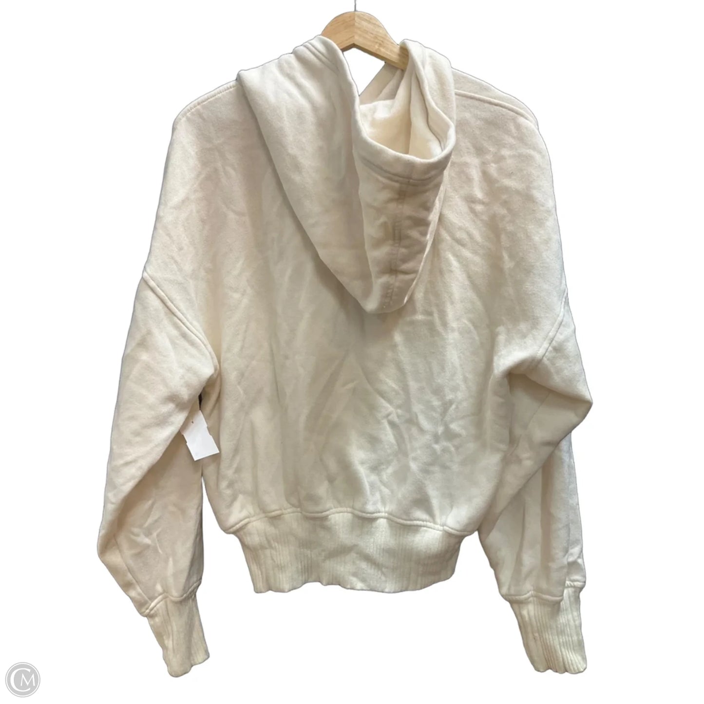 Sweatshirt Hoodie By Aerie In Cream, Size: S