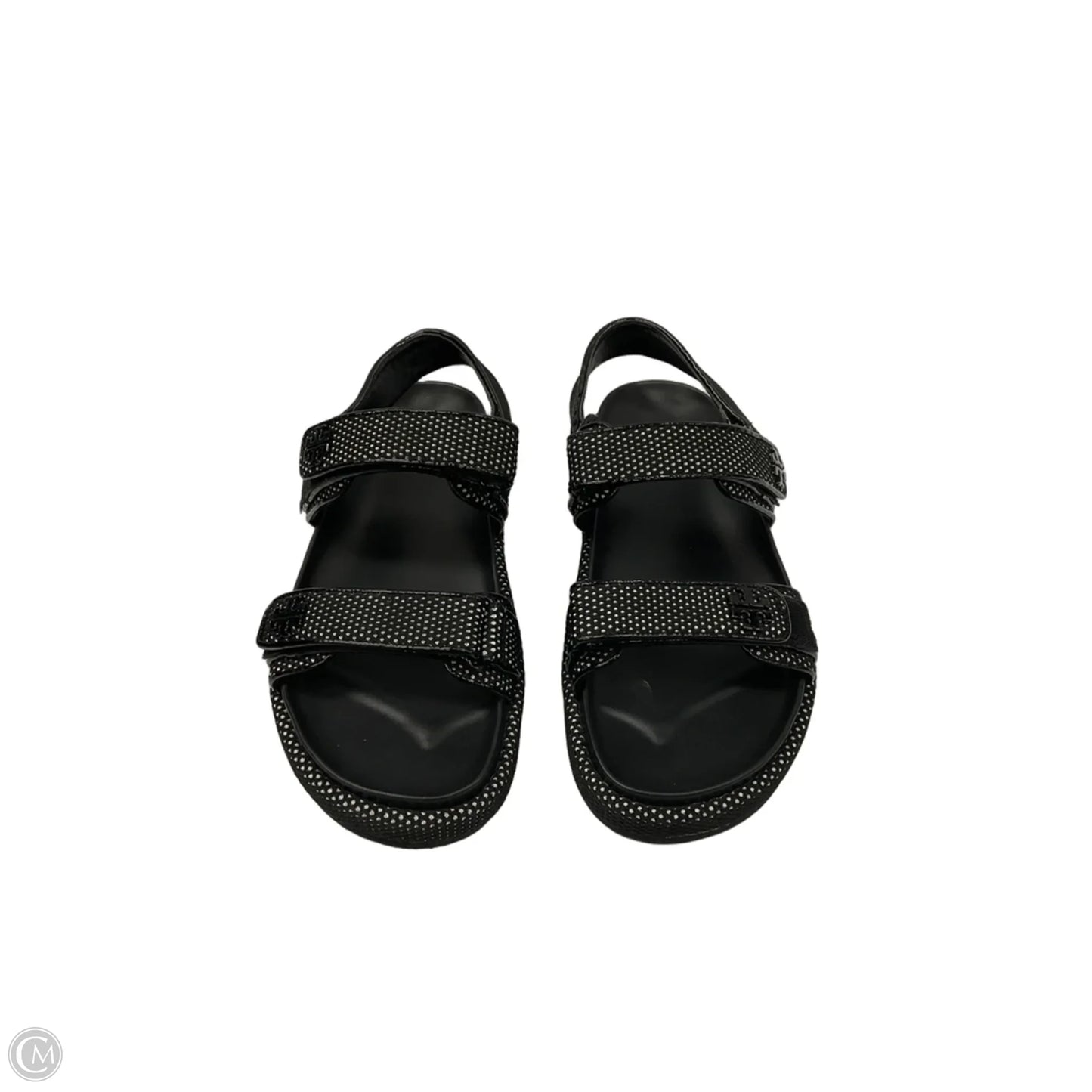 Sandals Designer By Tory Burch In Black, Size: 9.5