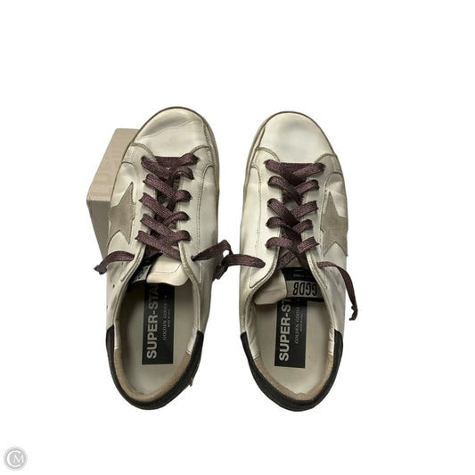 Shoes Luxury Designer By Golden Goose In White, Size: 9