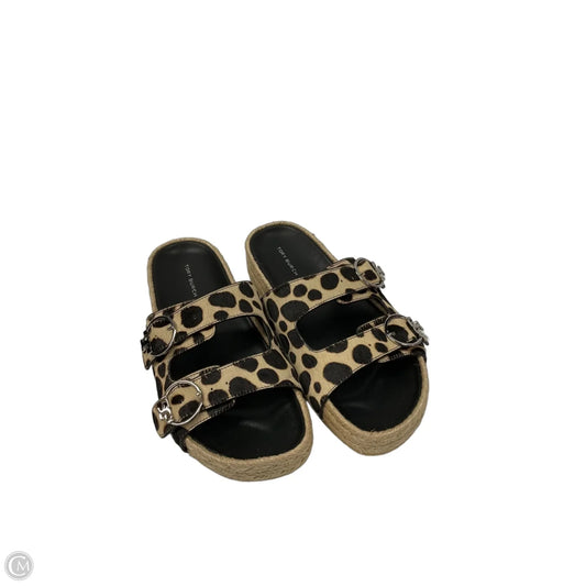 Sandals Designer By Tory Burch In Animal Print, Size: 7.5