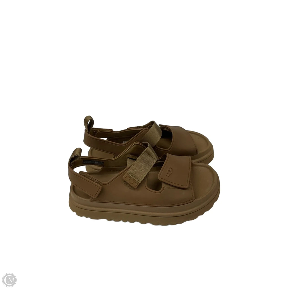 Sandals Designer By Ugg In Brown, Size: 6