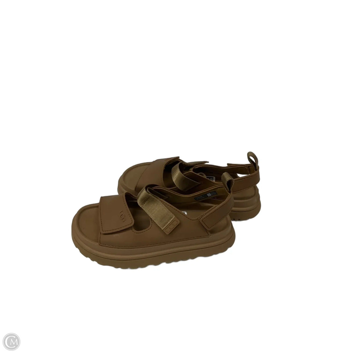 Sandals Designer By Ugg In Brown, Size: 6