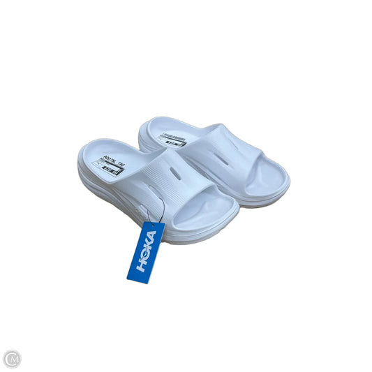 Sandals Sport By Hoka In White, Size: 9