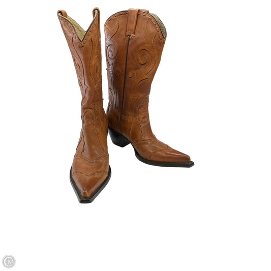 Boots Western By Clothes Mentor In Brown, Size: 8