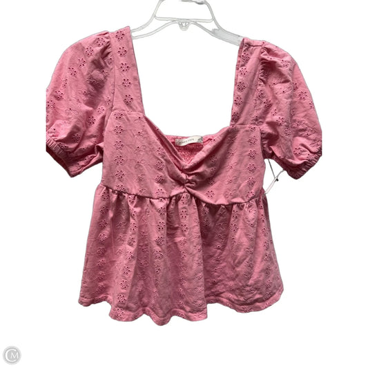 Top Short Sleeve Basic By Altard State In Pink, Size: M