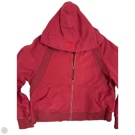 Sweatshirt Hoodie By Lululemon In Red, Size: M
