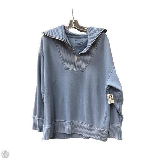 Sweatshirt Collar By Aerie In Blue, Size: S