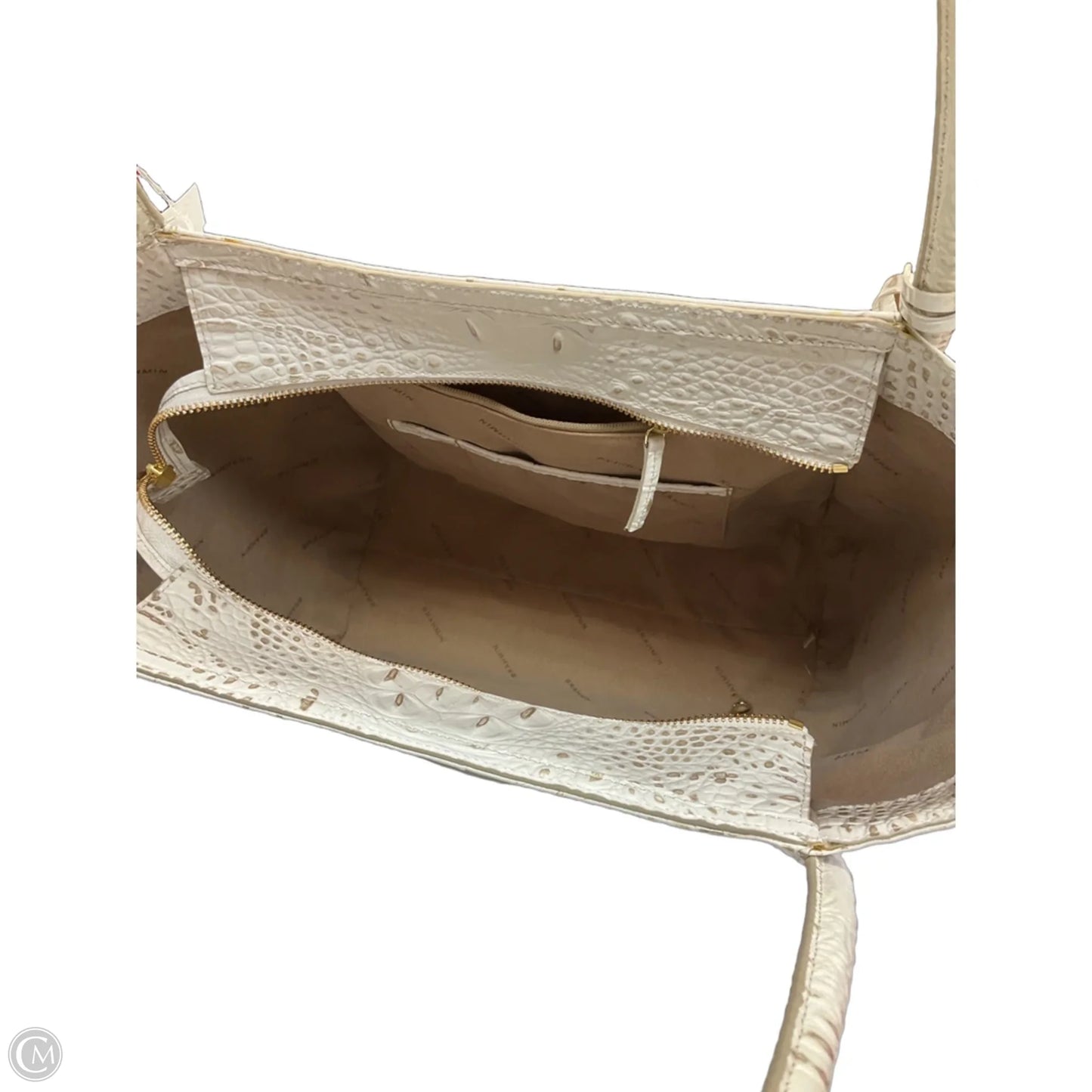 Handbag Designer By Brahmin, Size: Large