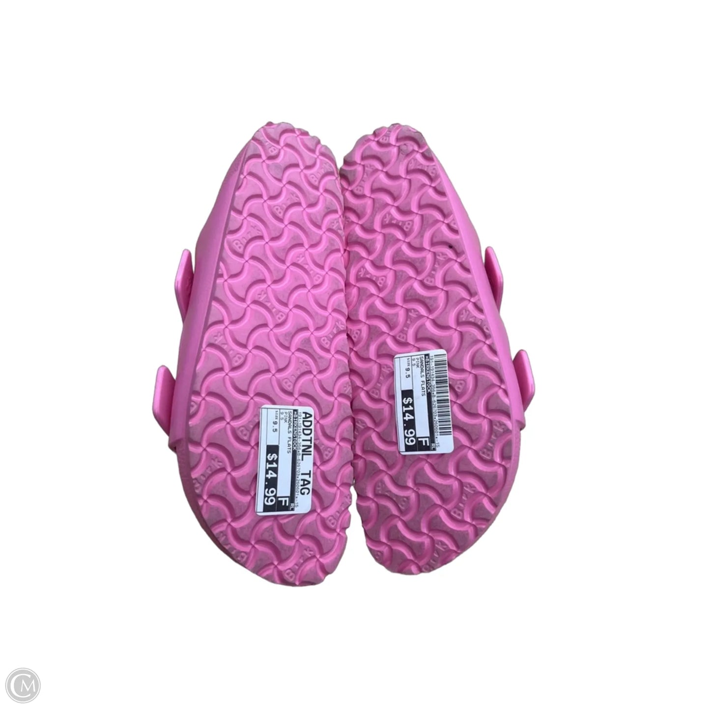 Sandals Flats By Birkenstock In Pink, Size: 9.5
