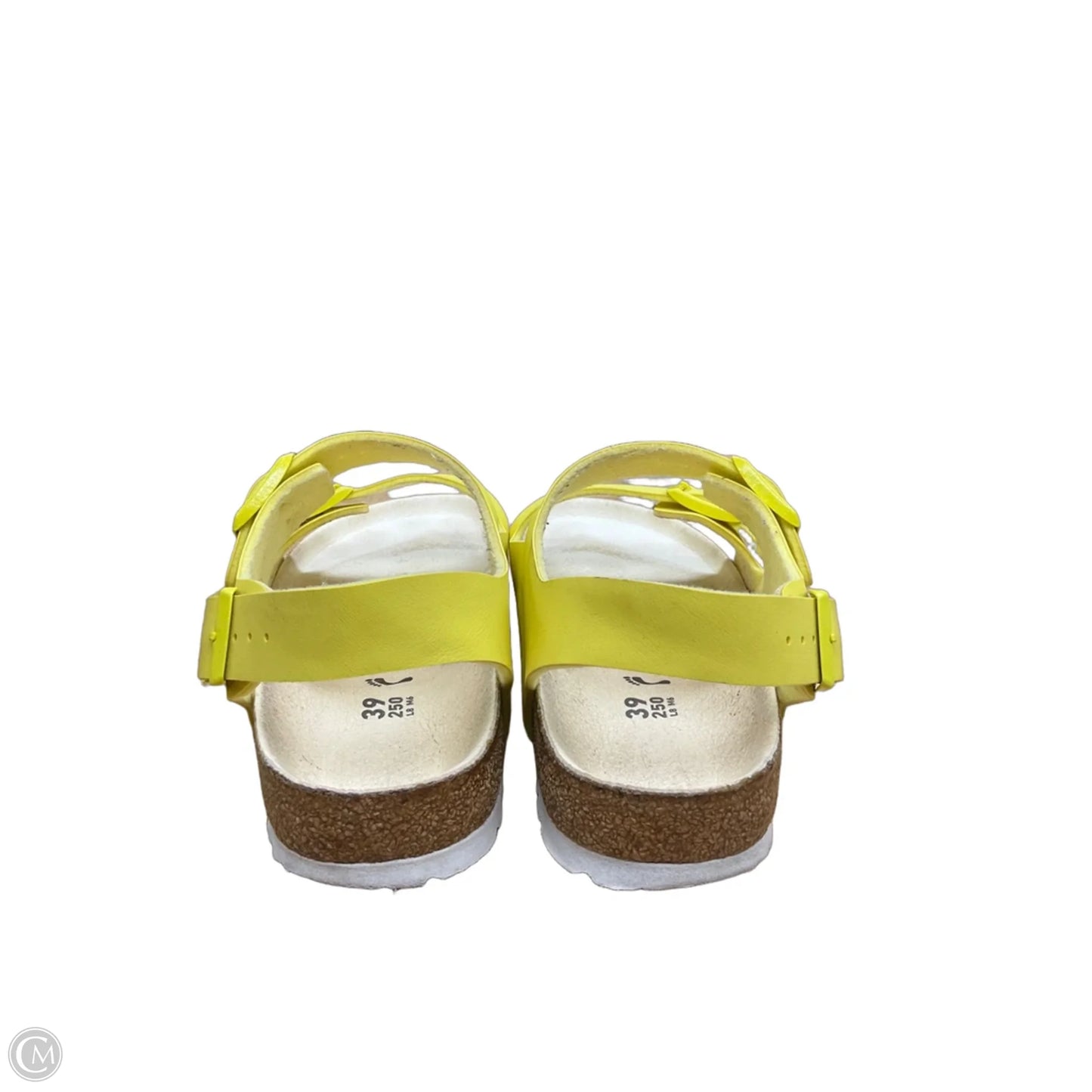 Sandals Flats By Birkenstock In Yellow, Size: 8