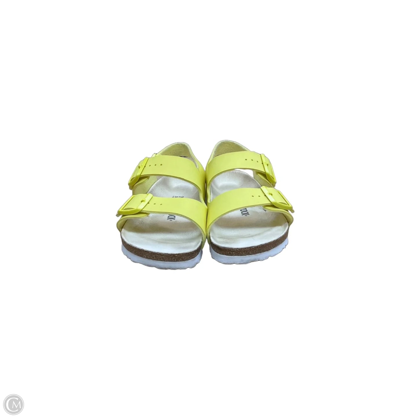 Sandals Flats By Birkenstock In Yellow, Size: 8
