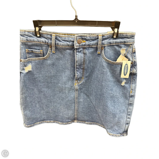 Skirt Mini & Short By Old Navy In Blue Denim, Size: 10