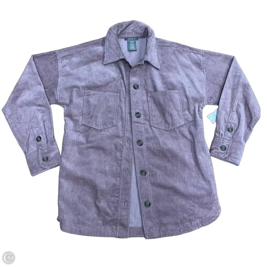 Jacket Shirt By Matty M In Pink, Size: S
