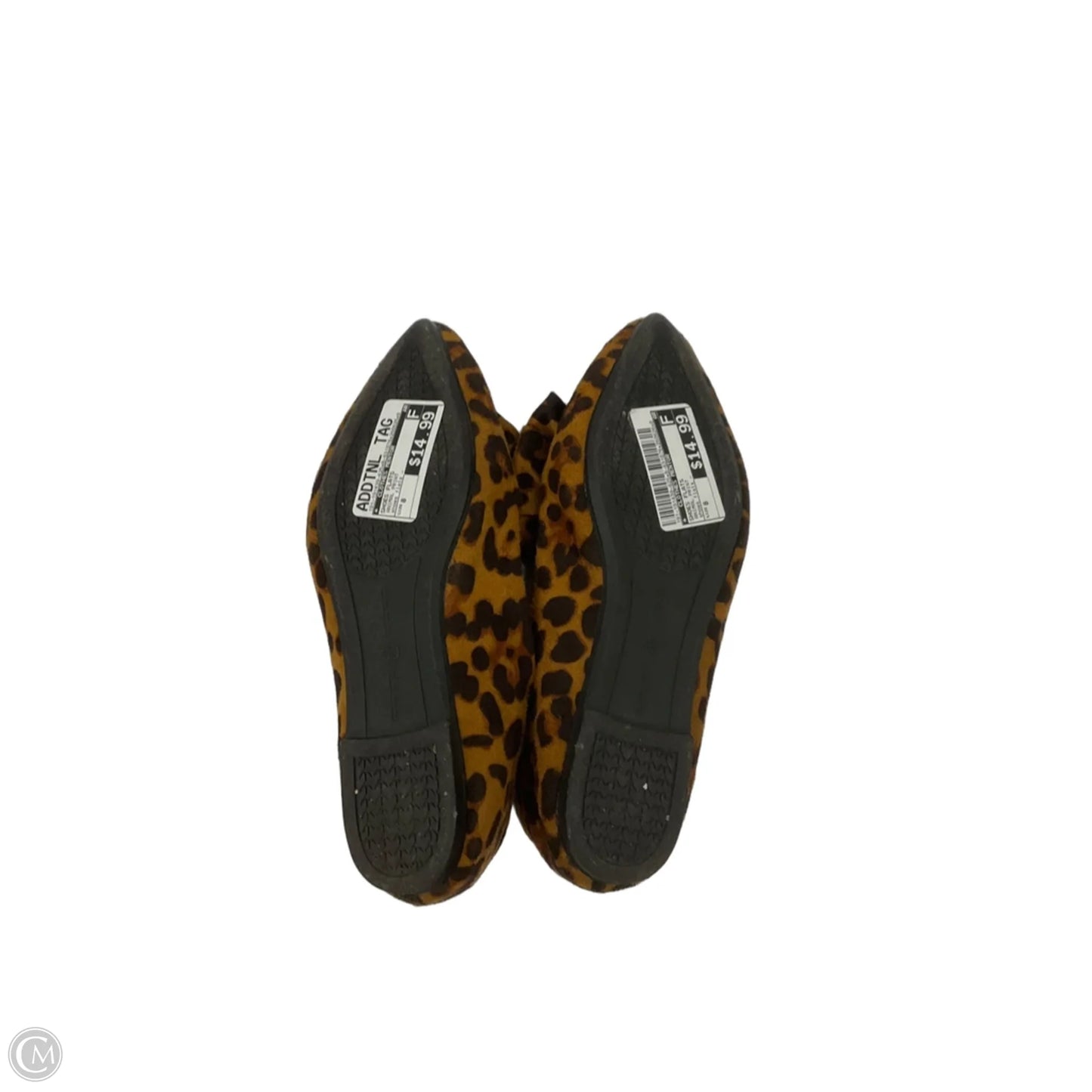 Shoes Flats By Clothes Mentor In Animal Print, Size: 8
