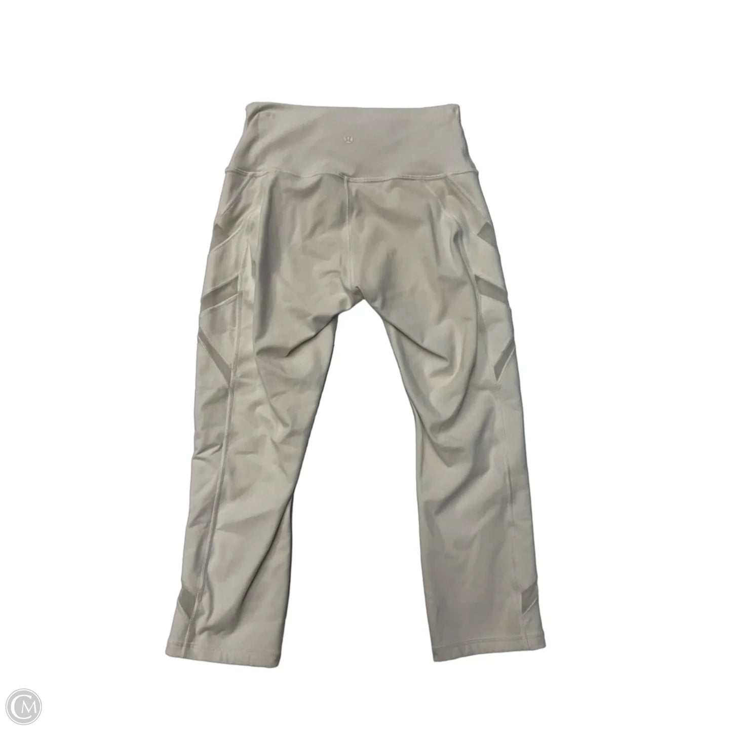 Athletic Capris By Lululemon In White, Size: 6