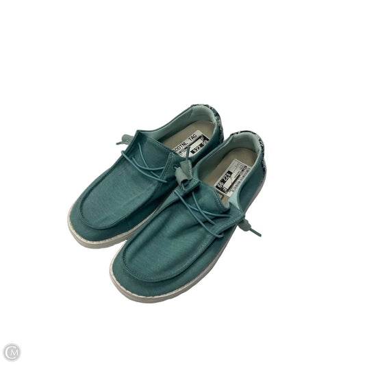 Shoes Sneakers By Hey Dude In Blue, Size: 7