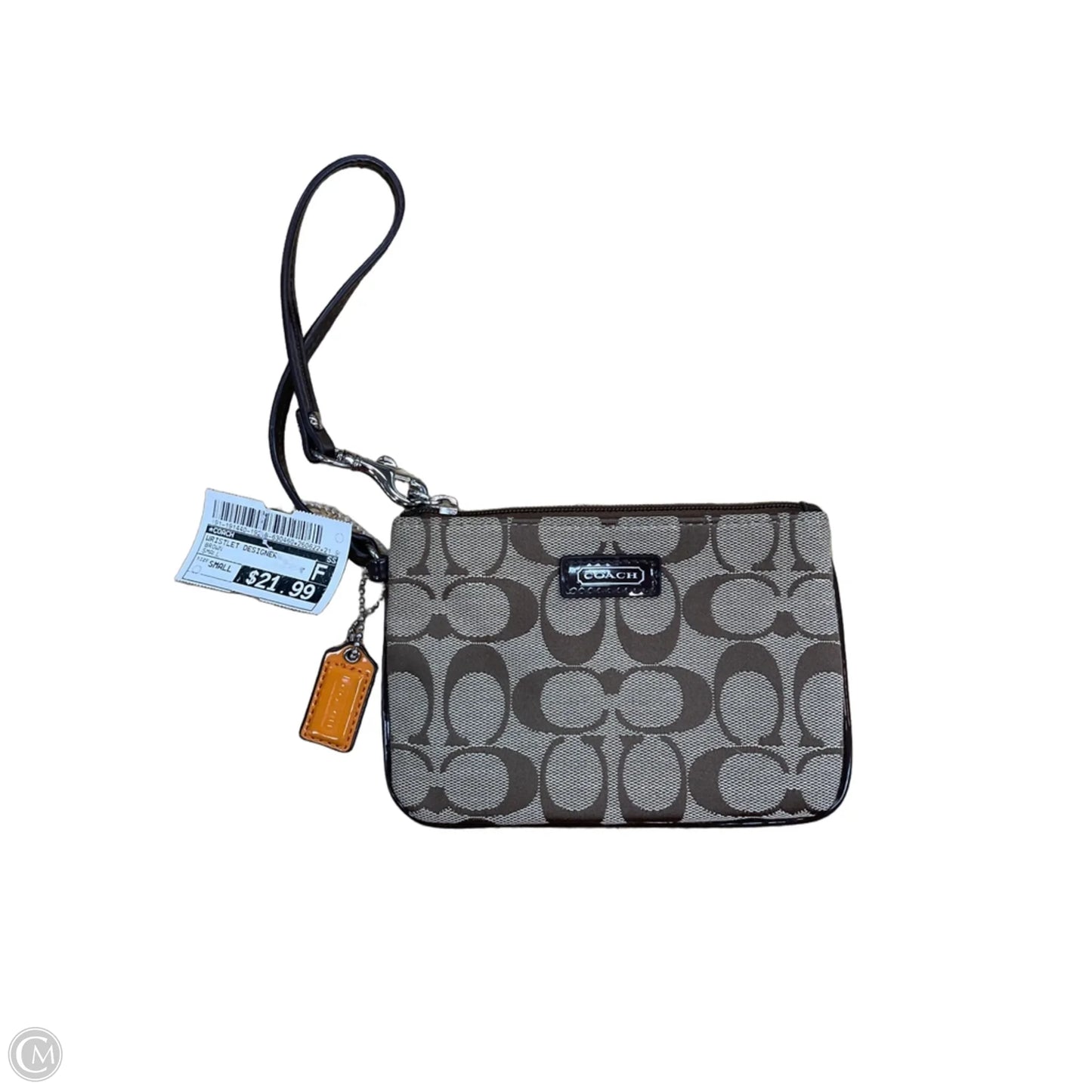 Wristlet Designer By Coach, Size: Small