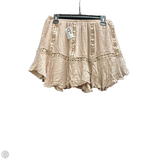 Skort By Clothes Mentor In Tan, Size: M