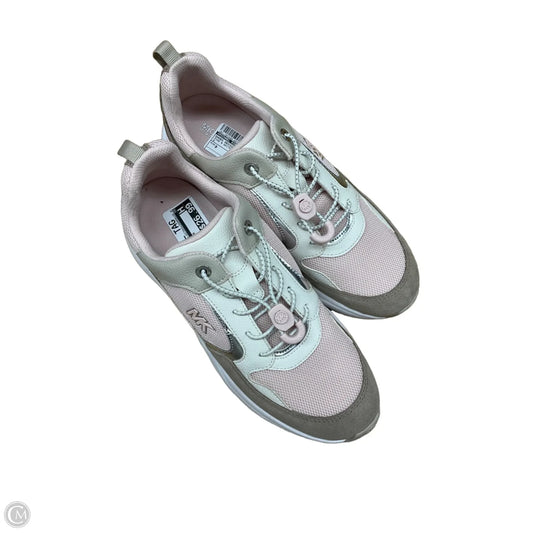 Shoes Designer By Michael Kors In Pink & White, Size: 9