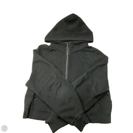 Sweatshirt Hoodie By Lululemon In Black, Size: M