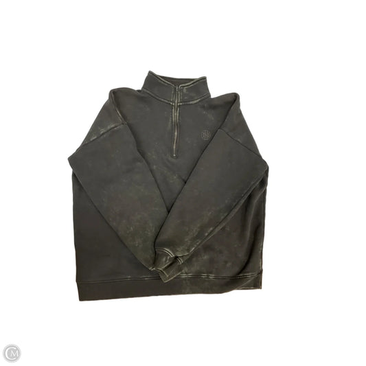 Sweatshirt Collar By Clothes Mentor In Grey, Size: M