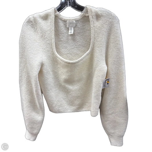 Sweater By H&m In Cream, Size: S