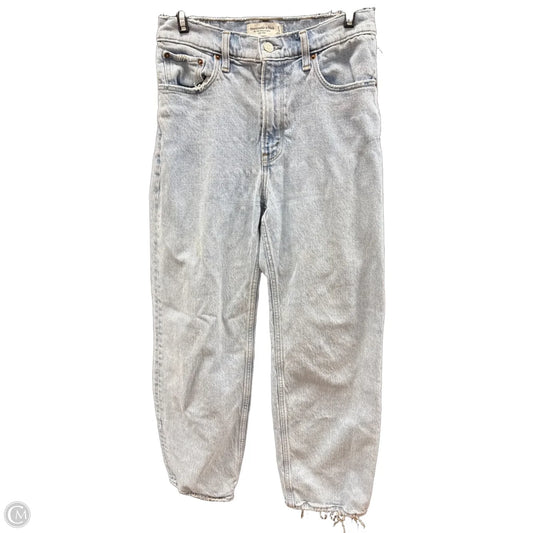 Jeans Straight By Abercrombie And Fitch In Blue, Size: 4