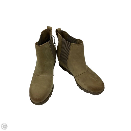 Boots Ankle Heels By Sorel In Green, Size: 8