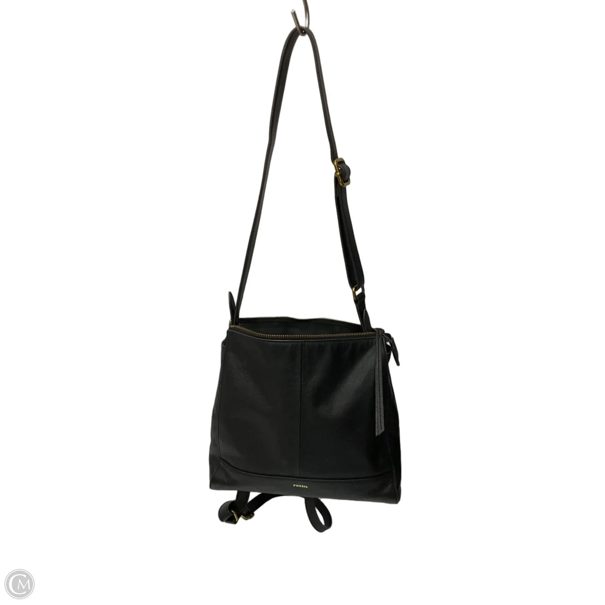 Backpack Leather By Fossil, Size: Medium