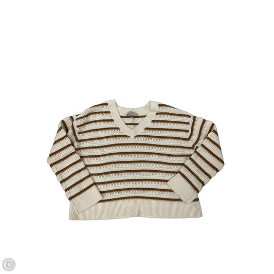 Sweater By Loft In Striped Pattern, Size: M