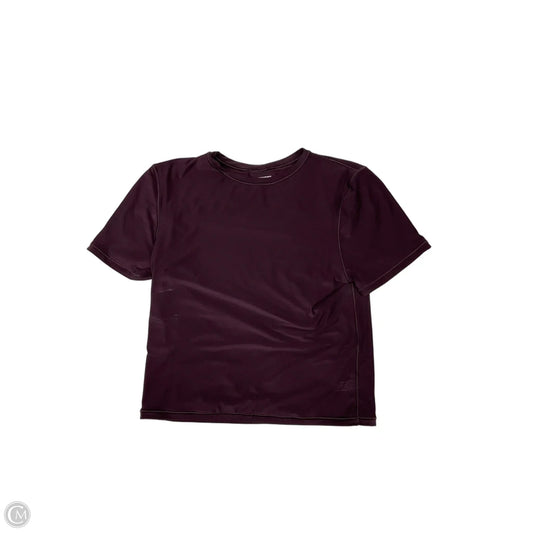 Top Short Sleeve Basic By Aerie In Purple, Size: M
