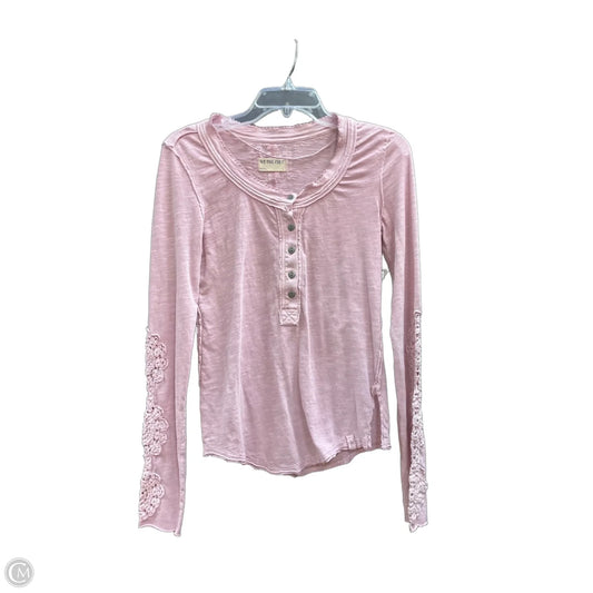 Top Long Sleeve By We The Free In Purple, Size: S