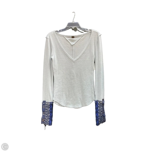 Top Long Sleeve By We The Free In Blue, Size: S