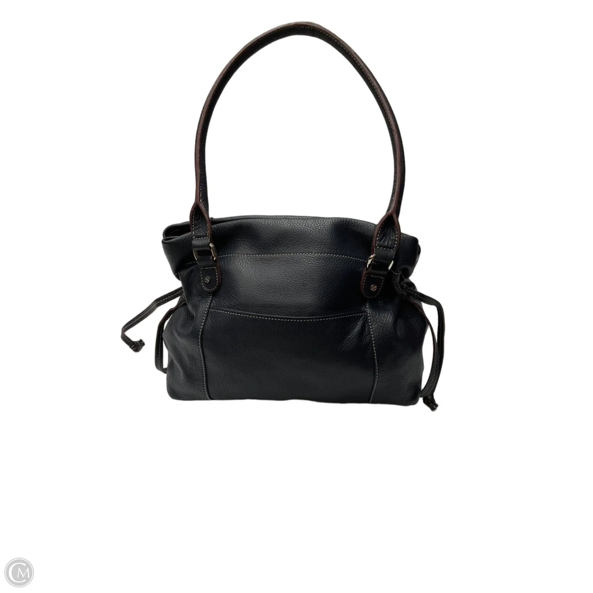 Handbag Leather By Isaac Mizrahi, Size: Medium