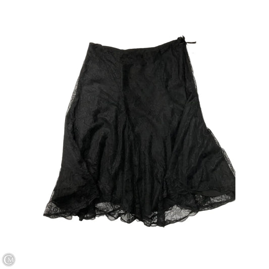 Skirt Midi By Lauren By Ralph Lauren In Black, Size: 8