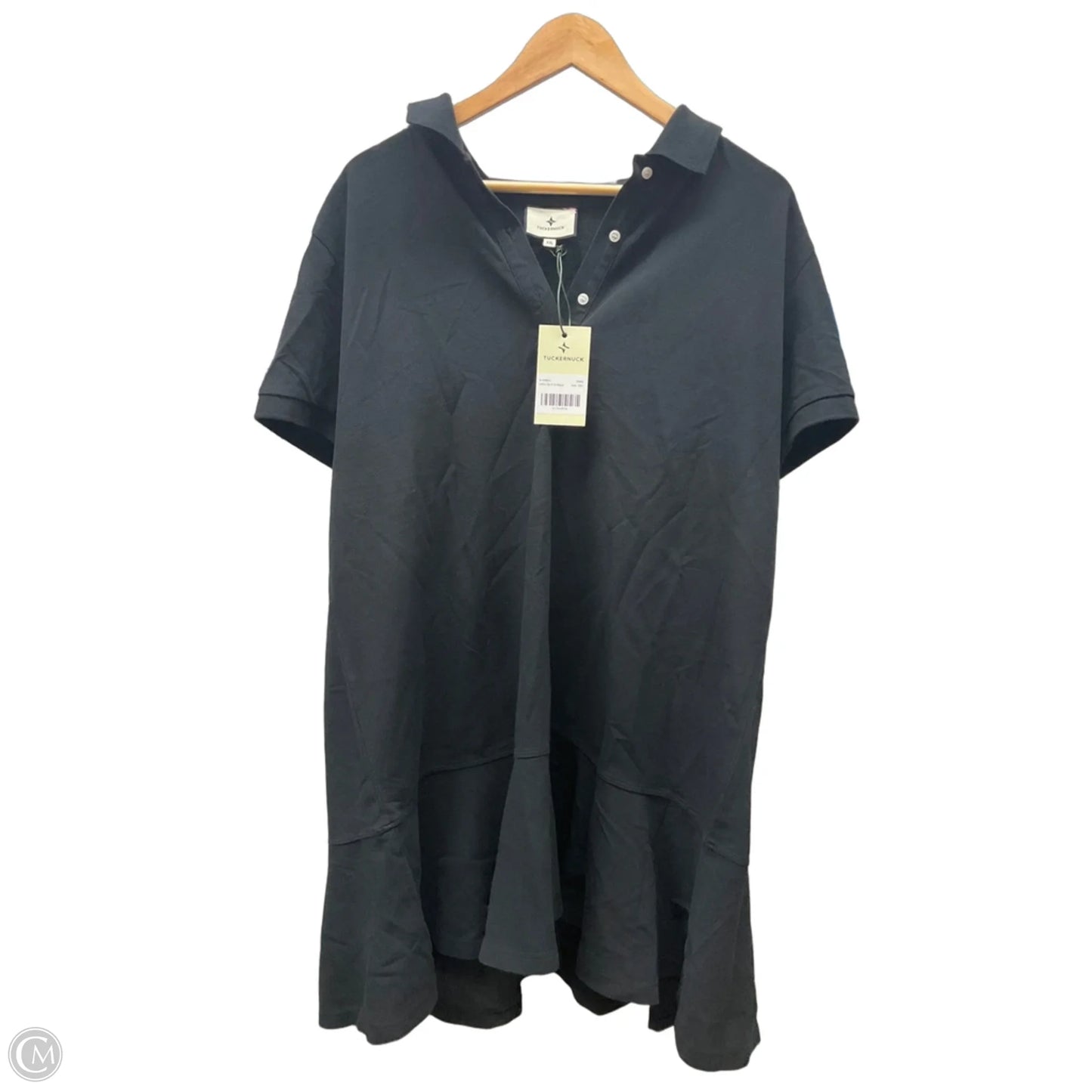 Top Short Sleeve By Tuckernuck In Black, Size: 2x